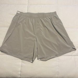 Lululemon 6” Liner less Surge Shorts in Raw Linen